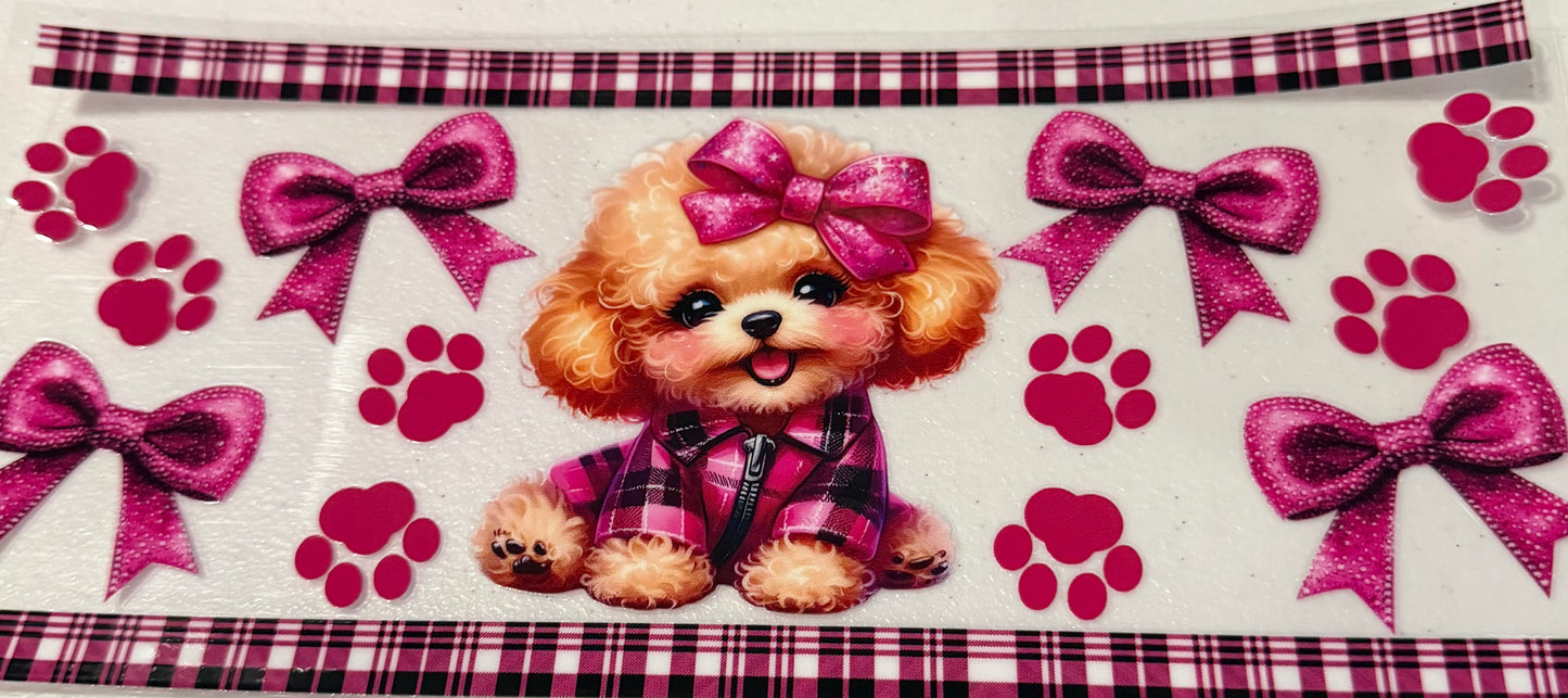Dog with bows