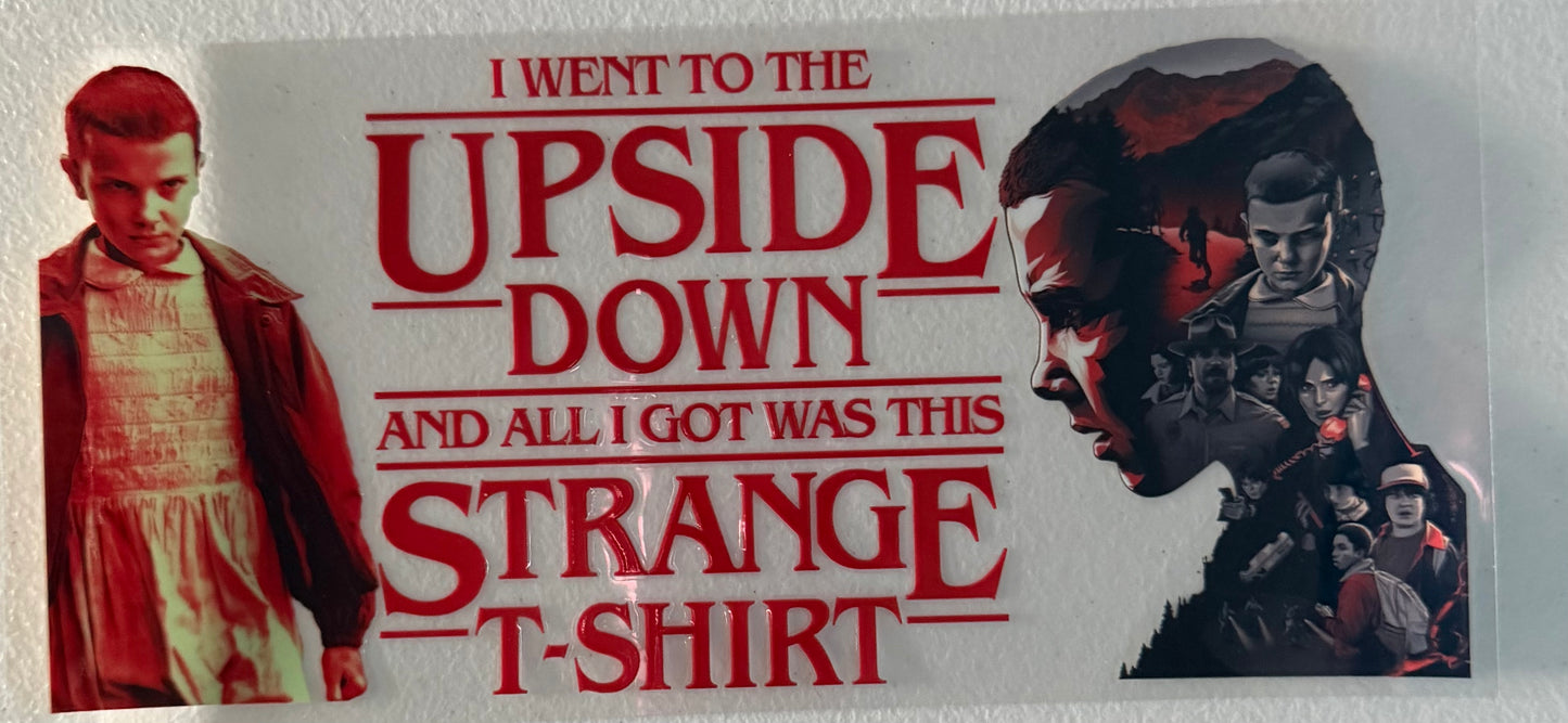 Upside down stranger things
