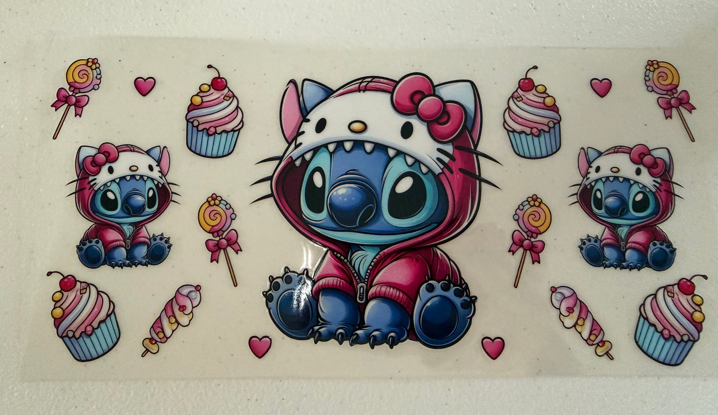 Stitch hello Kitty