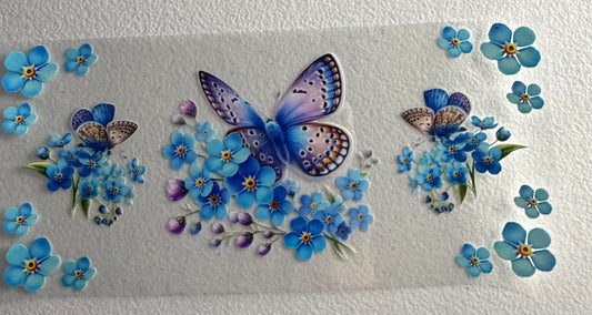 Butterfly blue flower