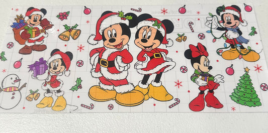 Micky  a Minnie  Santa Claus