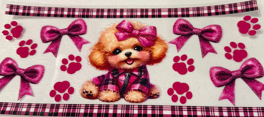 Dog with bows