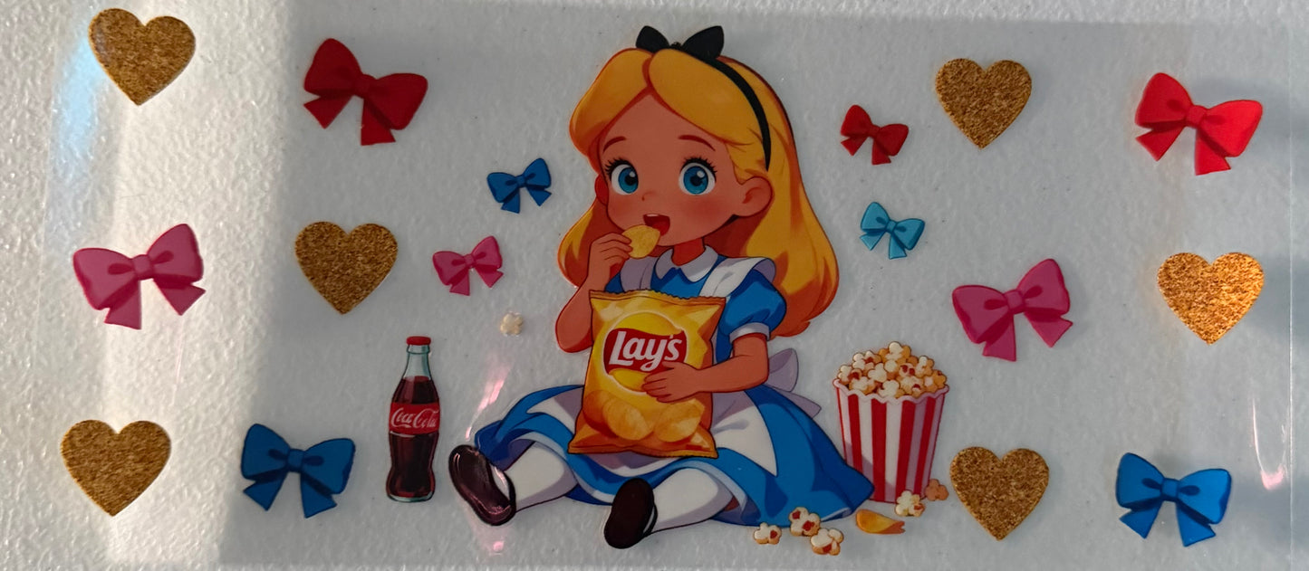 Alice lays