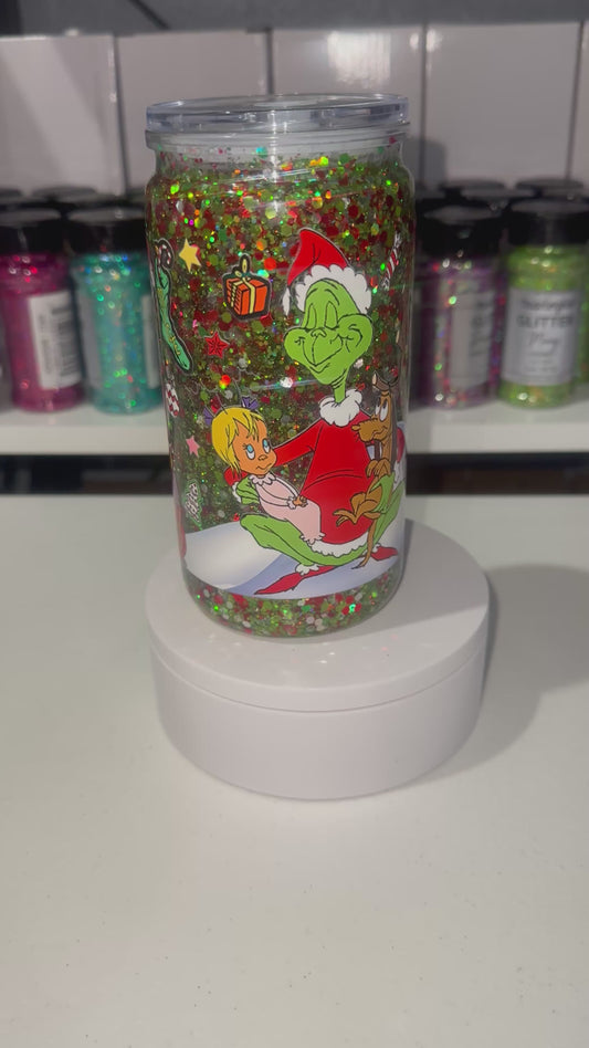 Grinch Christmas cup